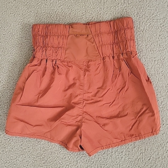 Free People Movement Orange The Way Home Shorts - Size Medium - Picture 4 of 9